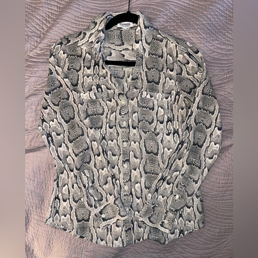 Express Portofino Button Up Blouse